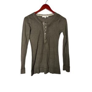 NSF green wool cashmere long sleeve woman Hanley sz S